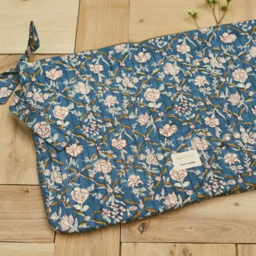 Housse Ordinateur Albertine bleu 15 pouces