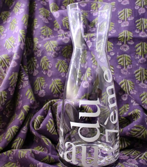 Carafe personnalisée