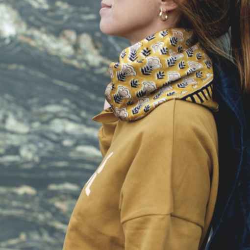 Foulard en soie Latika