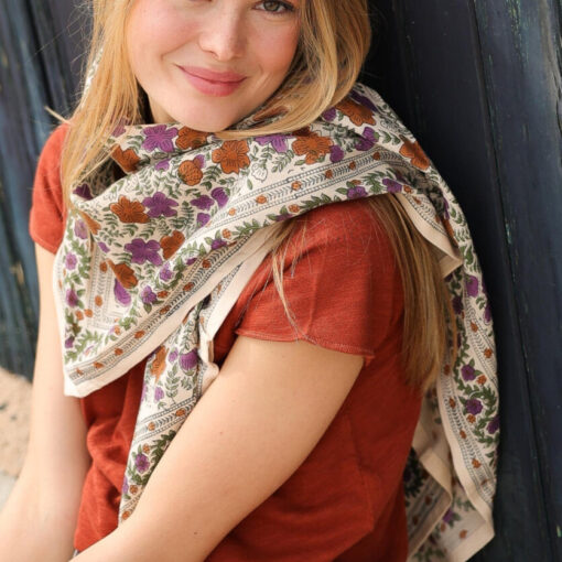 Foulard Ellis Violette