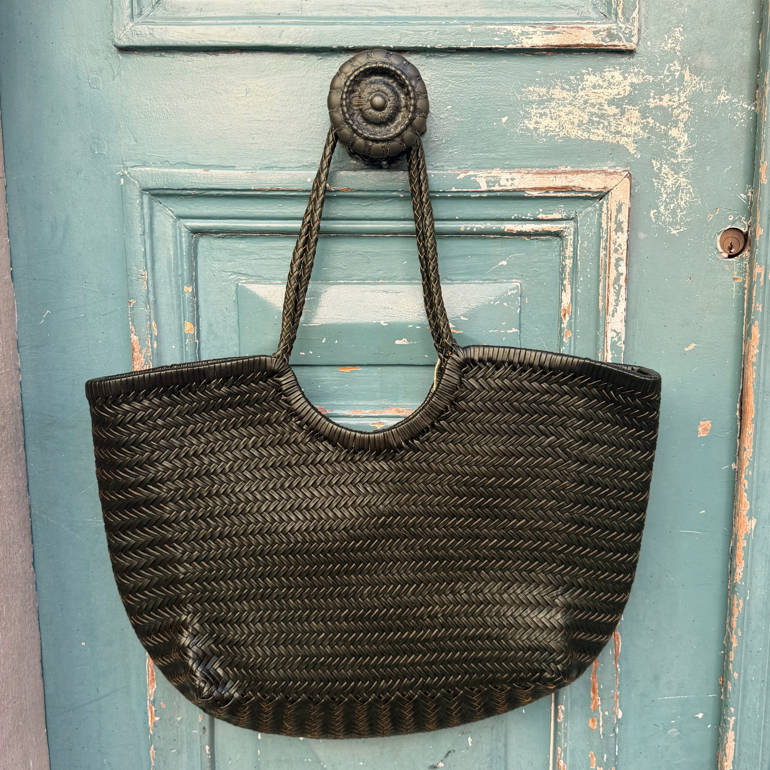 Sac cabas en cuir L – Image 2
