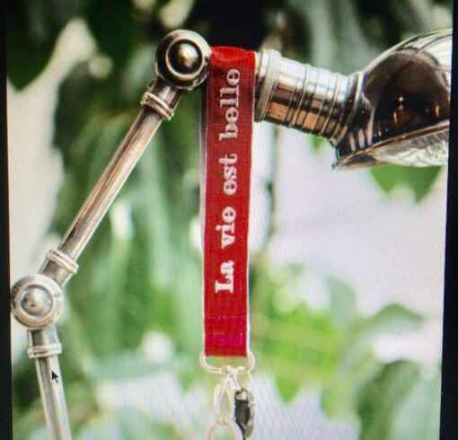 Porte clé la vie est belle