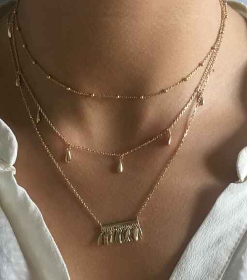 Collier en plaqué or
