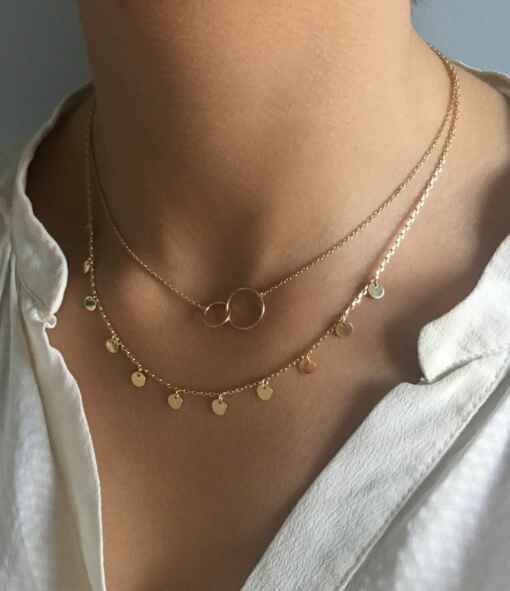 Collier en plaqué or