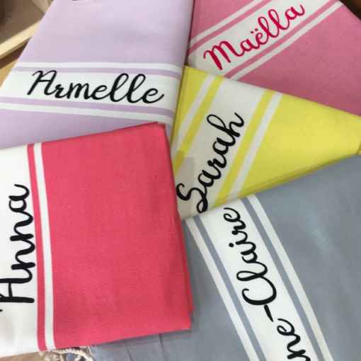 fouta à personnaliser