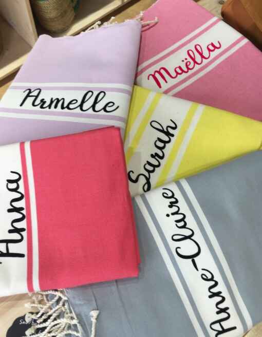 fouta à personnaliser