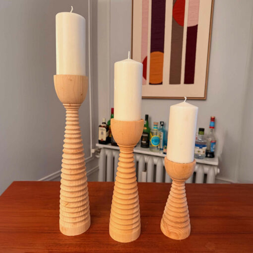 bougeoirs bois de cèdre