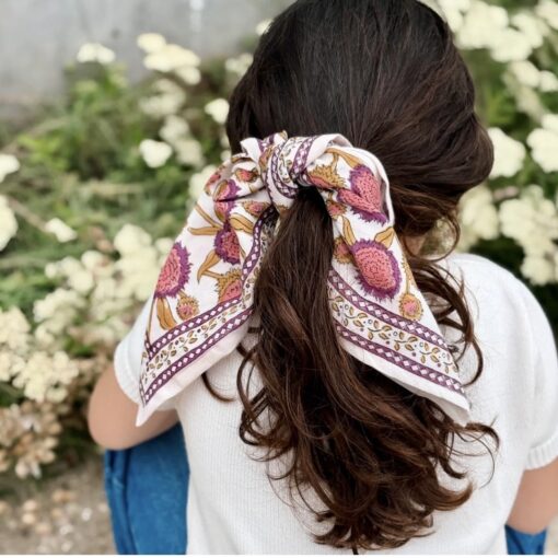 Foulard Pink Pondichery Kids