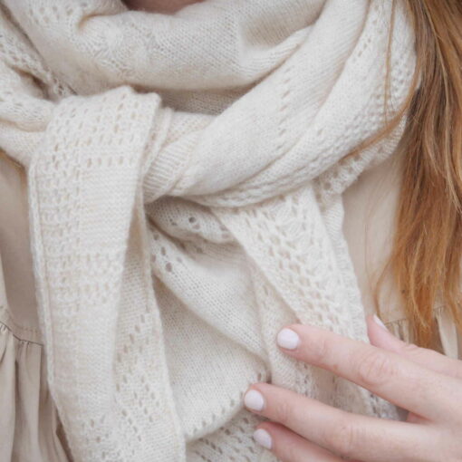 Triangle ajouré XL cachemire