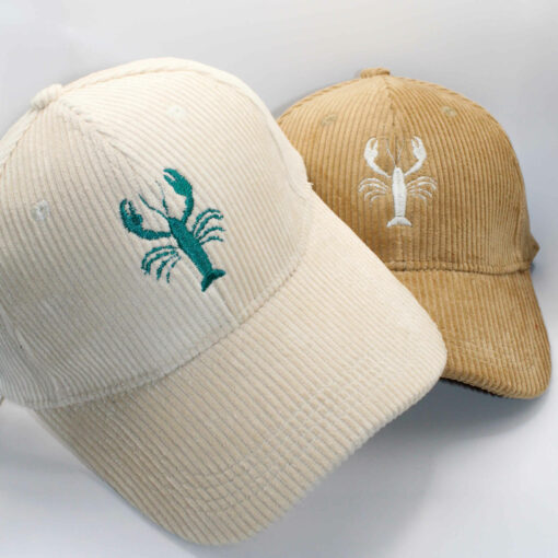 Casquette velours homard