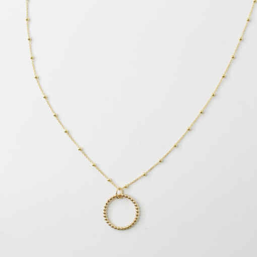 collier pendentif cercle