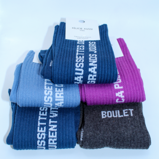 chaussettes à message Homme