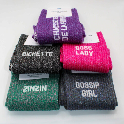 Chaussettes à paillettes