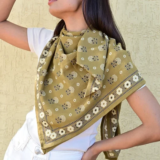 Foulard Anastase Bistre