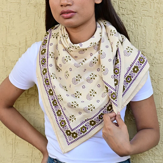 Foulard Anastase Latte