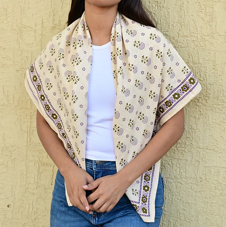 Foulard Anastase Latte – Image 2